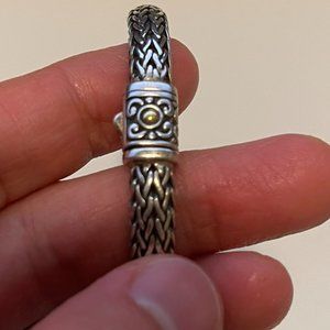 925 Sterling Silver Cross Lock Bracelet SAMUEL B